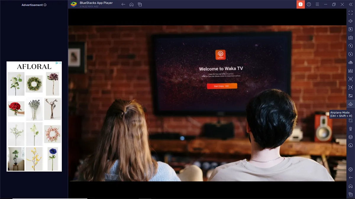 launch the waka tv app