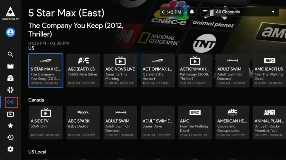 apollo streaming