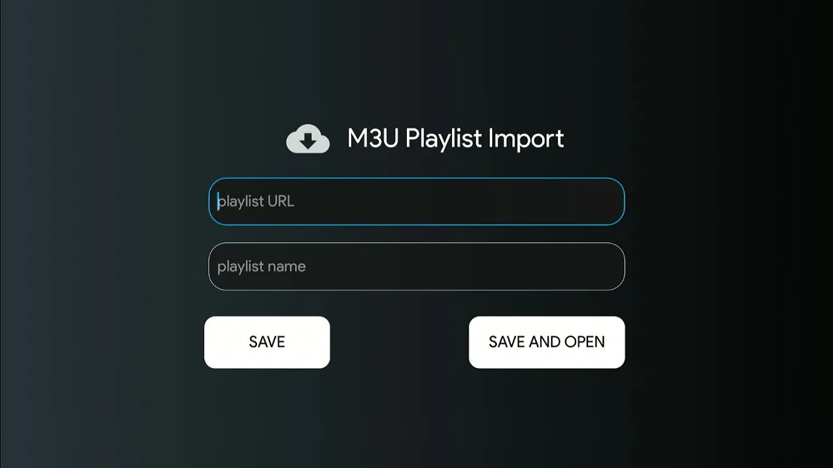 Import M3U Playlist
