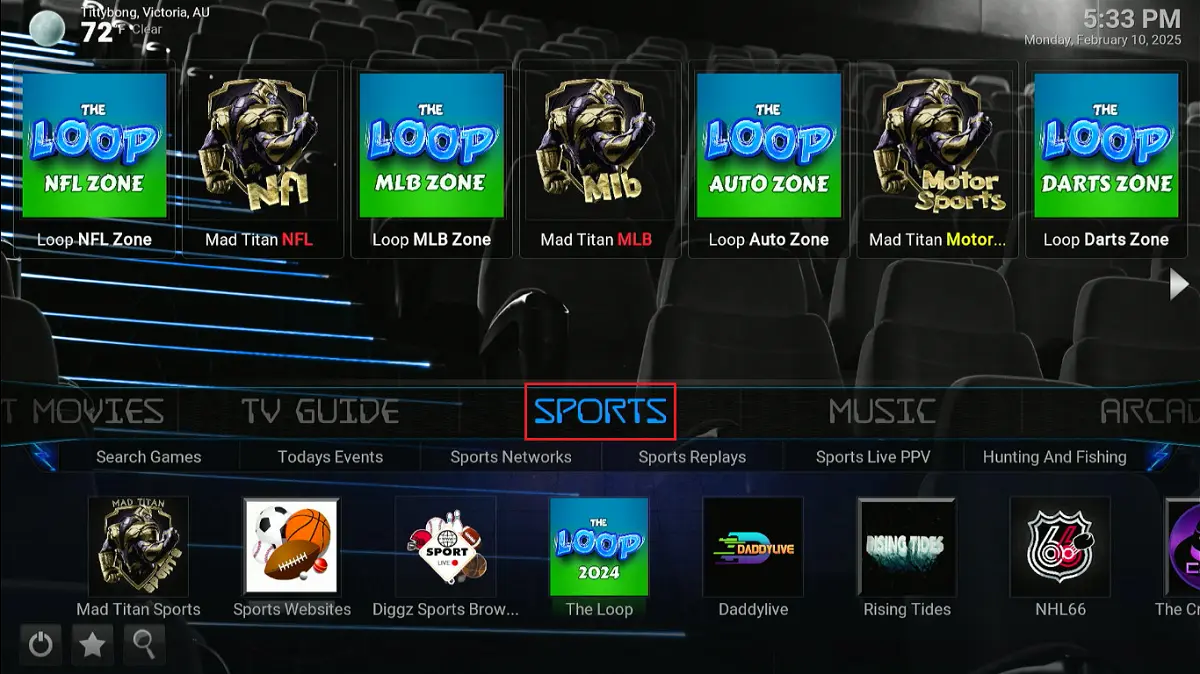 select sports