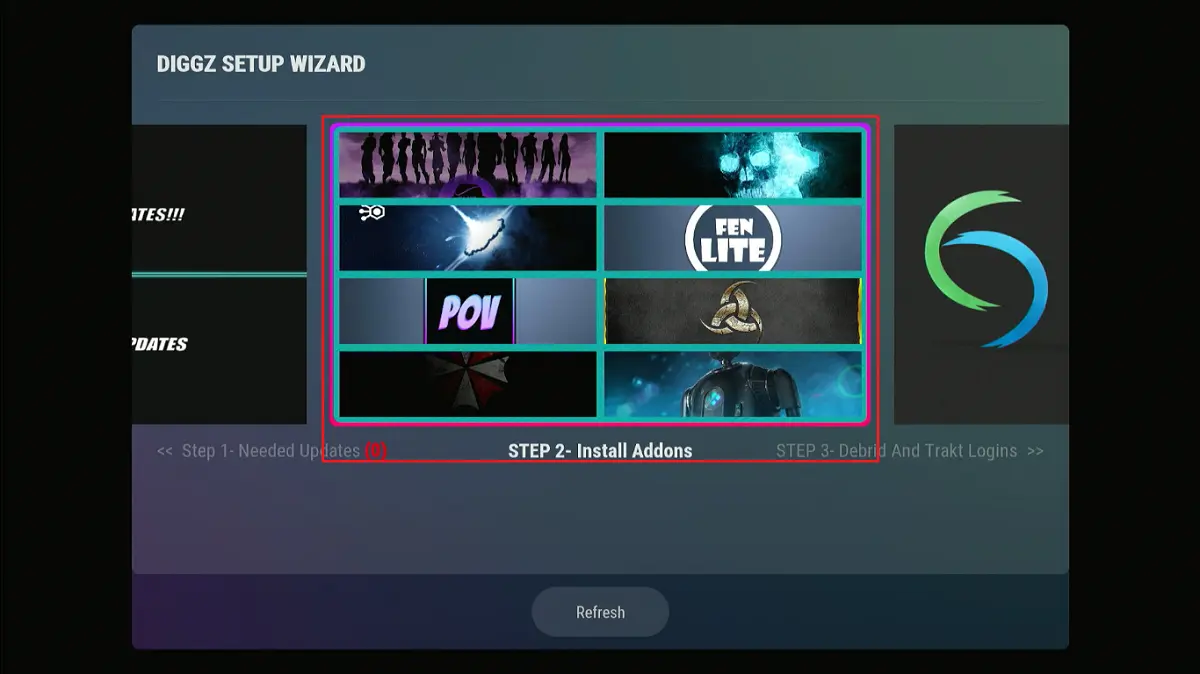 diggz set up wizard