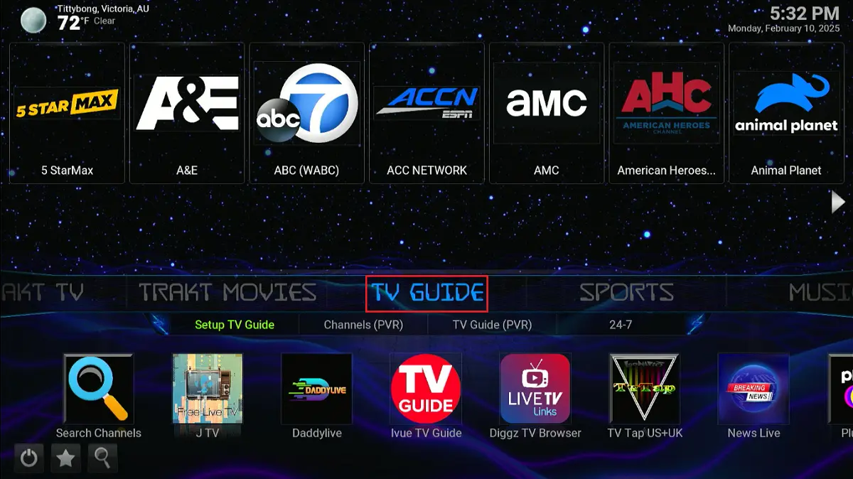 select tv guide