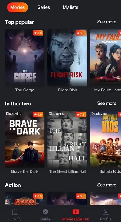 waka tv mobile homepage