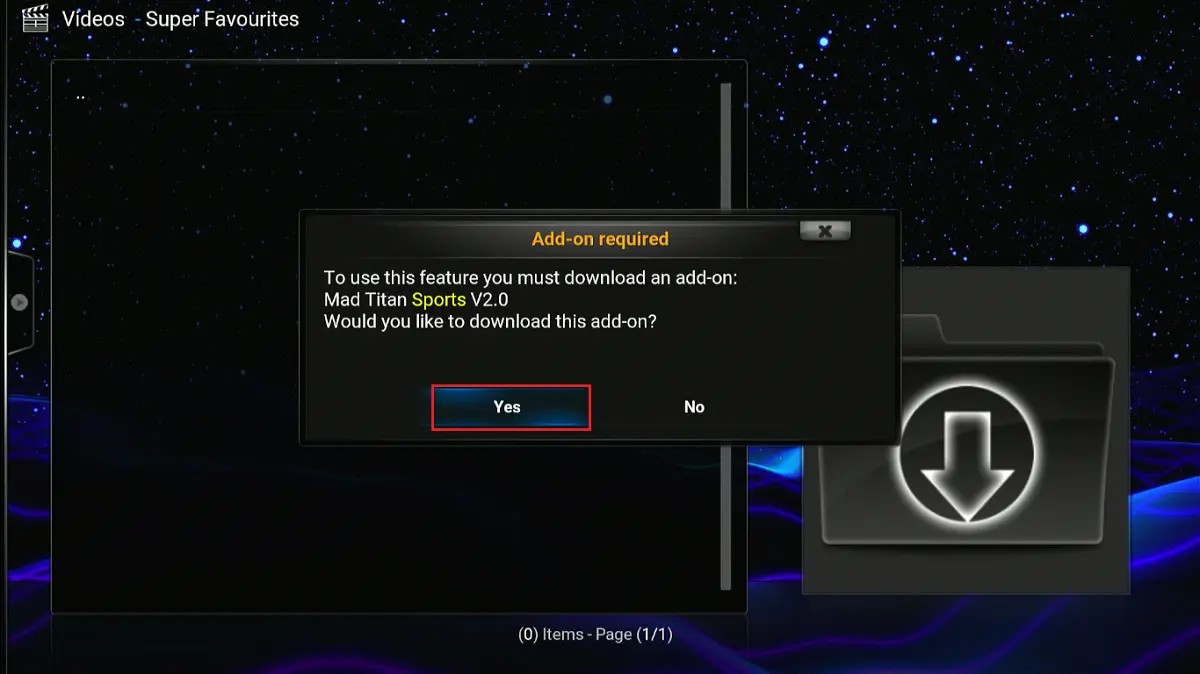 select yes