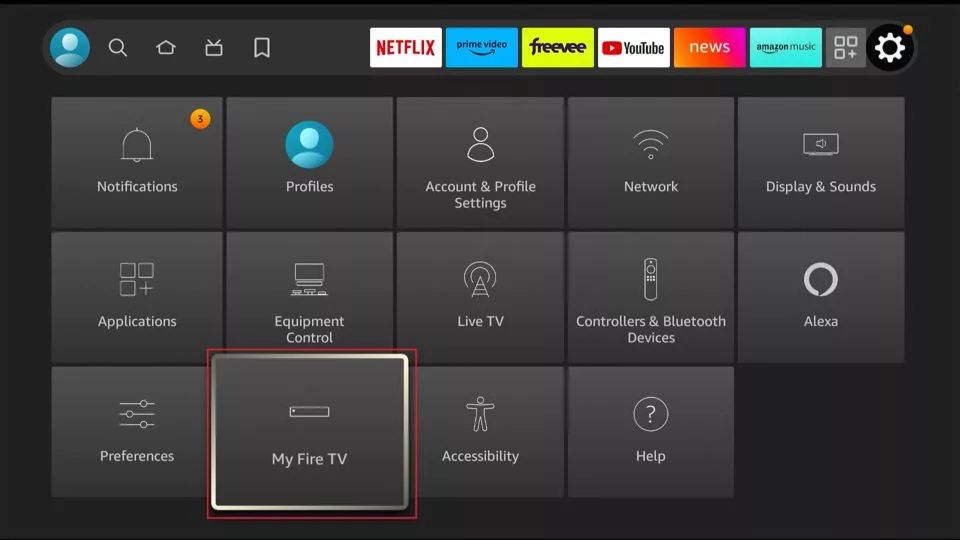 click My Fire TV