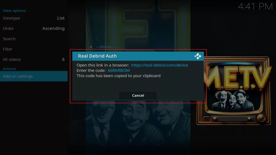 real debrid auth