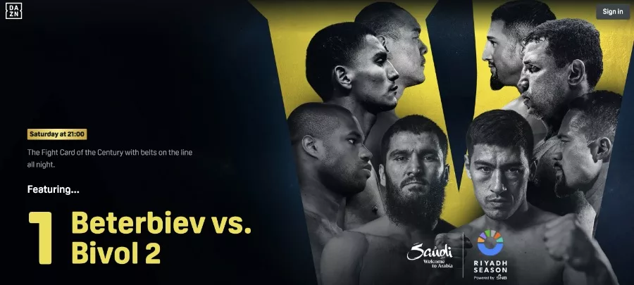 DAZN Pricing in the UK