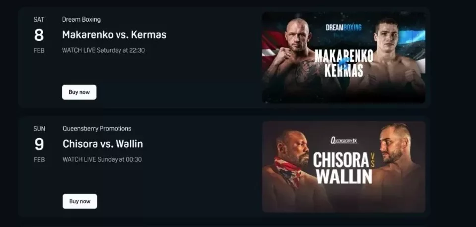 Stream Chisora vs Wallin on FireStick