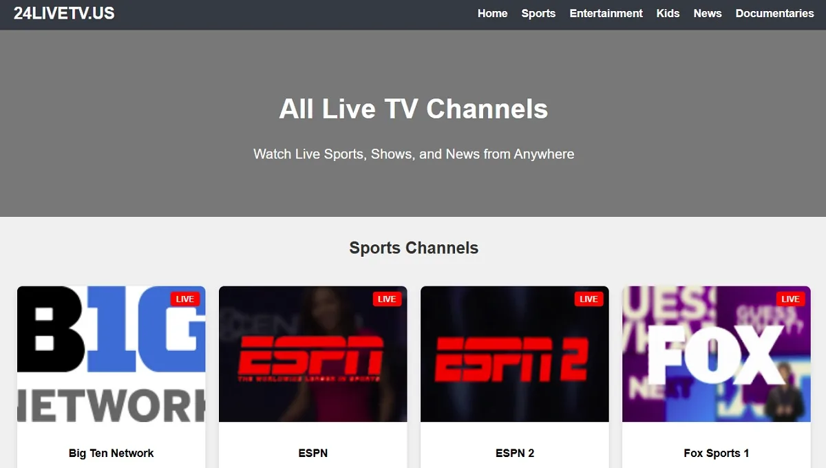 24Live TV.us