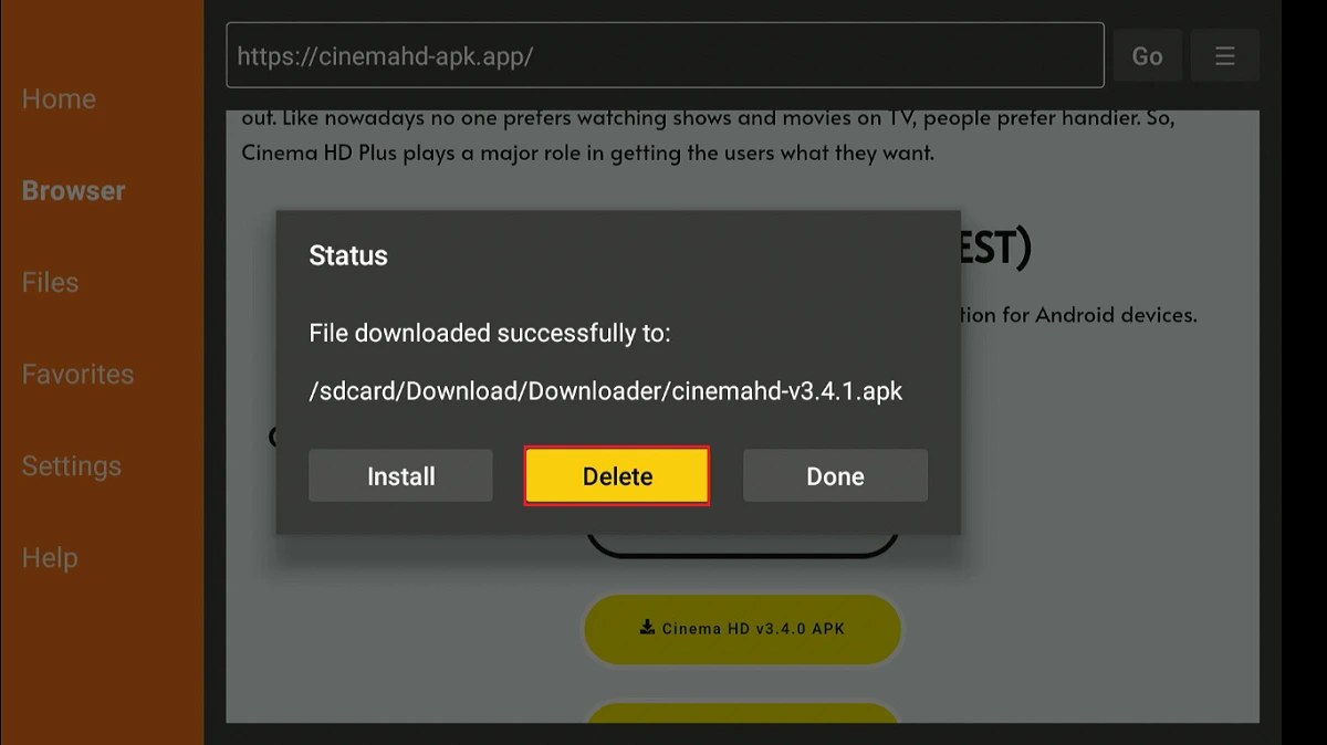 select delete