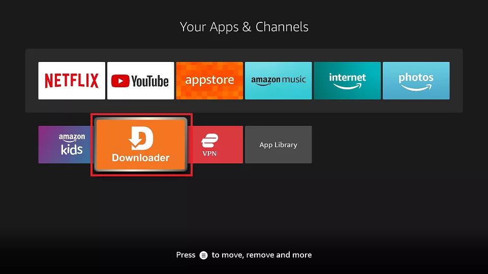 select downloader tile