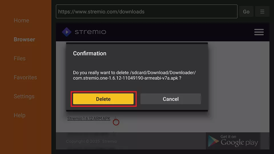 select delete