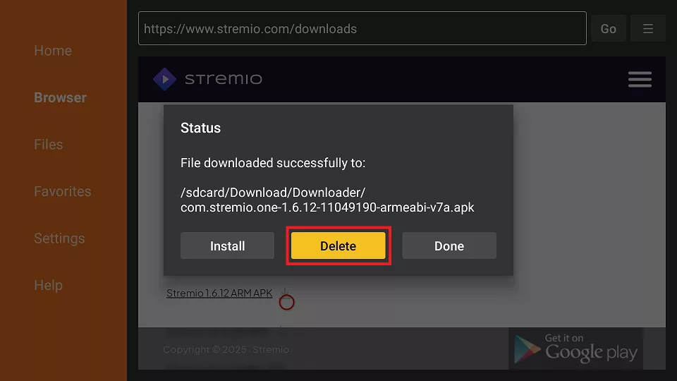 select delete