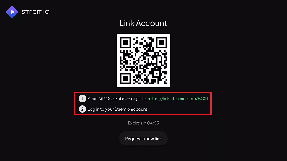 scan the qr code