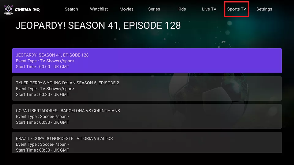 select sports tv