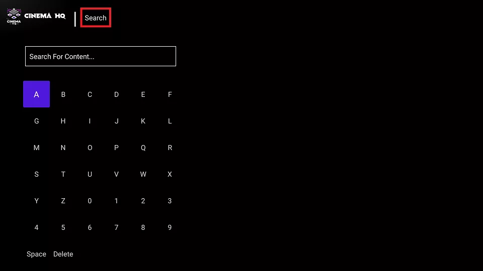 select search