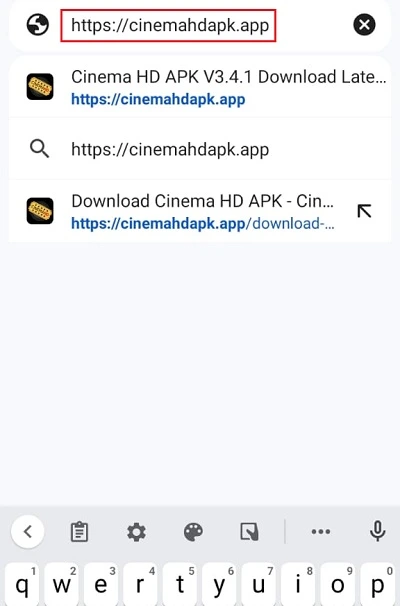 enter cinema hd apk url