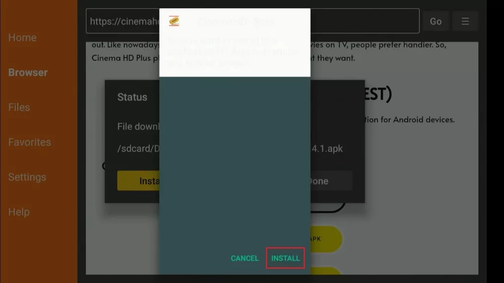 select install