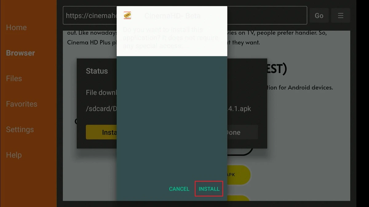 select install