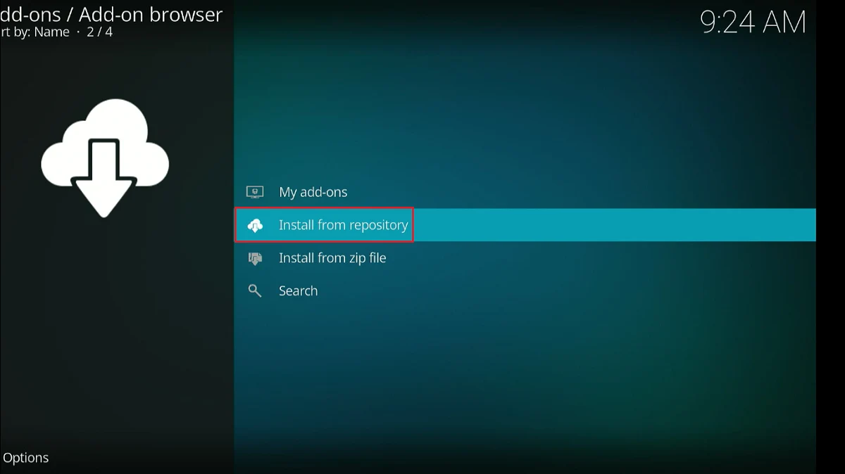install from repository