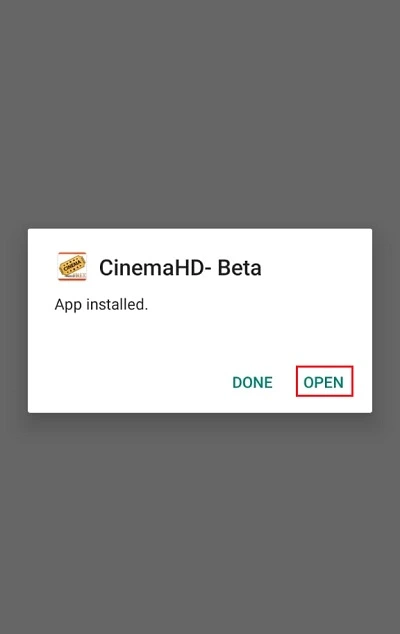 select open cinema hd 