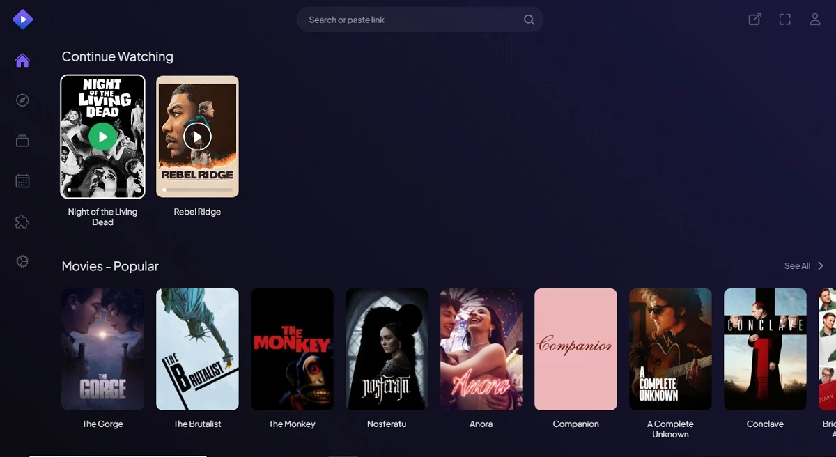 torrentio homepage