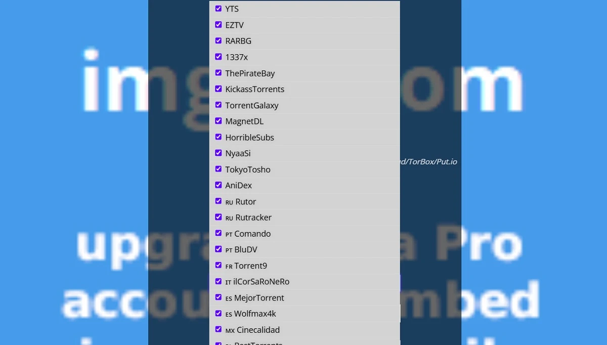 list of providers