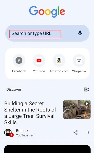 chrome url 
