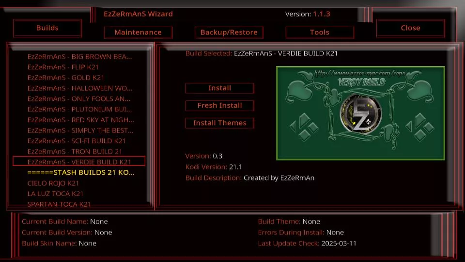 ezzerman wizard interface