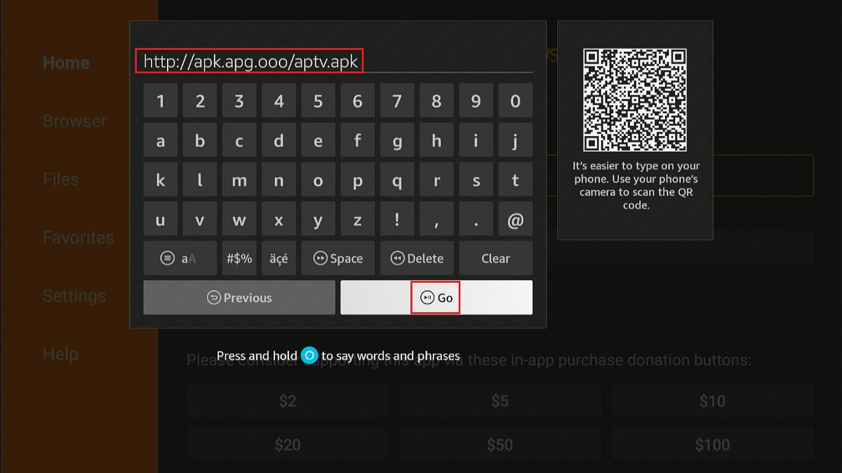 apollo tv apk url