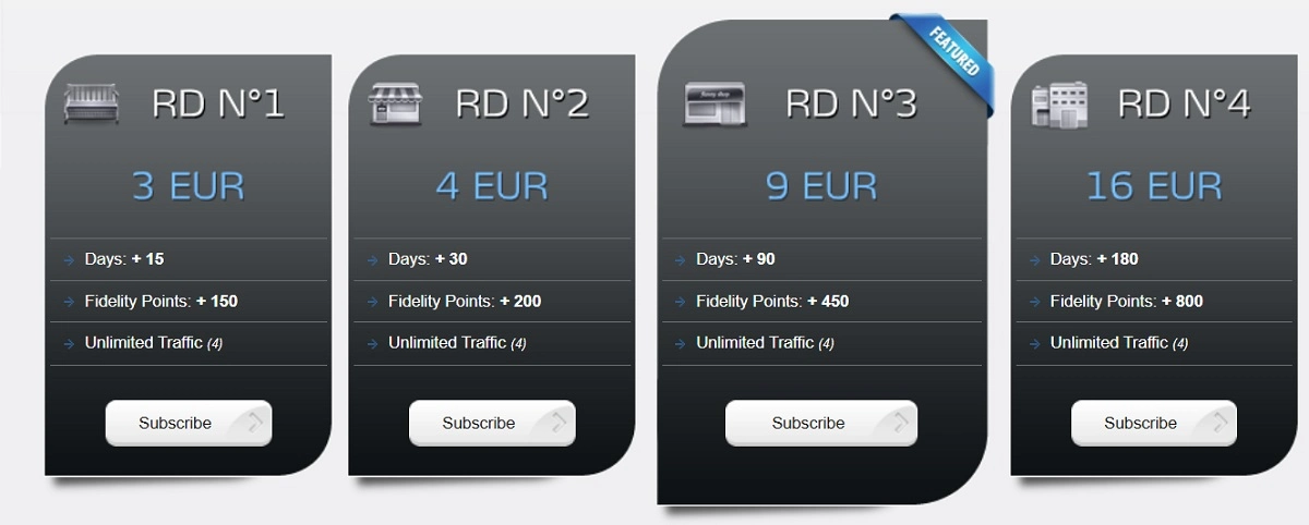 real debrid pricing option 