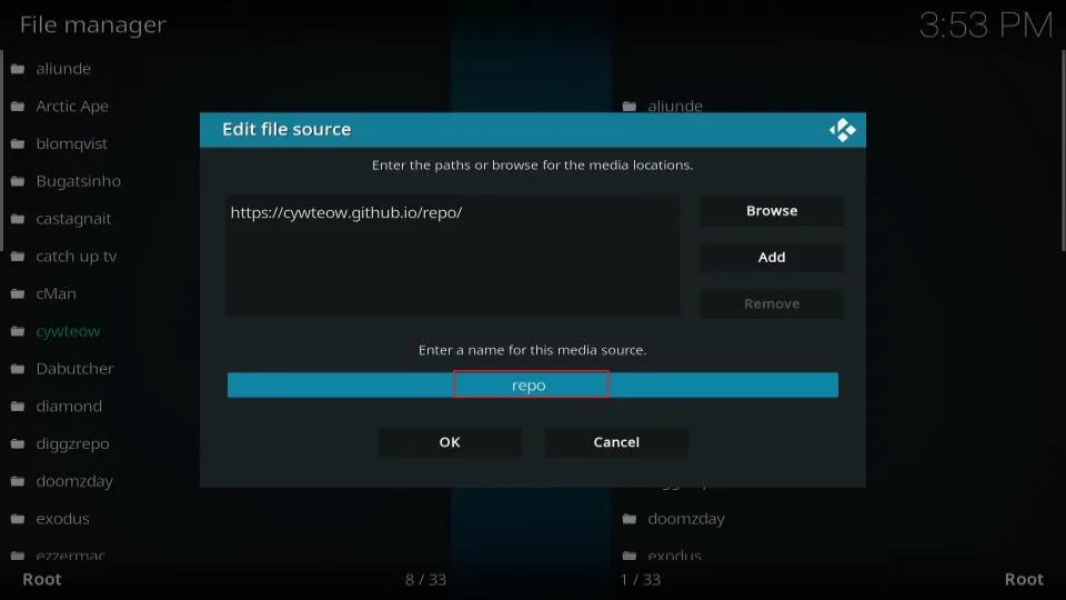 select repo