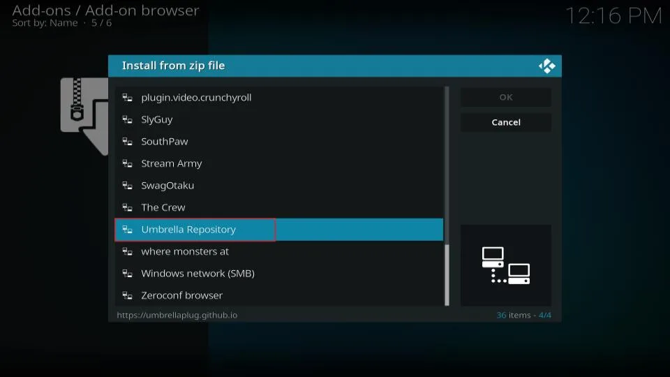 select umbrella repository