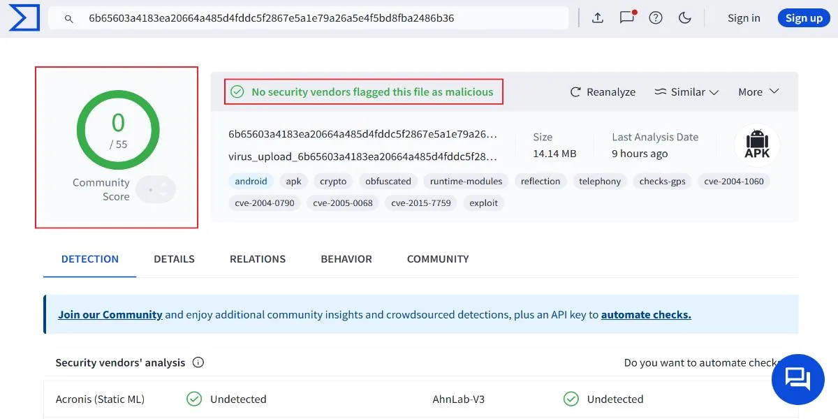 yidio virus scan