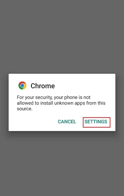 select settings