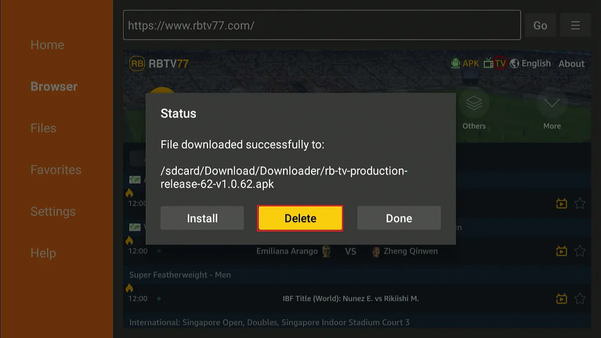 select delete