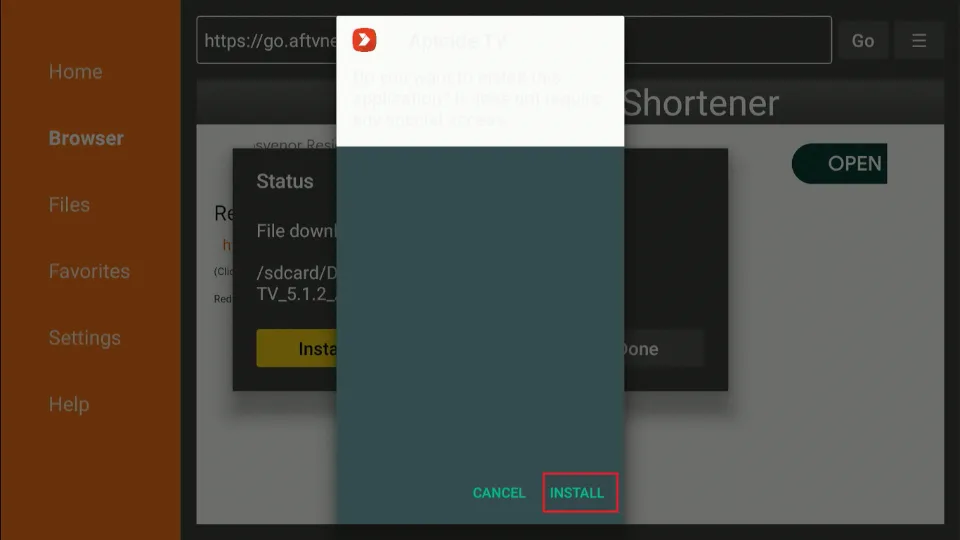 select install