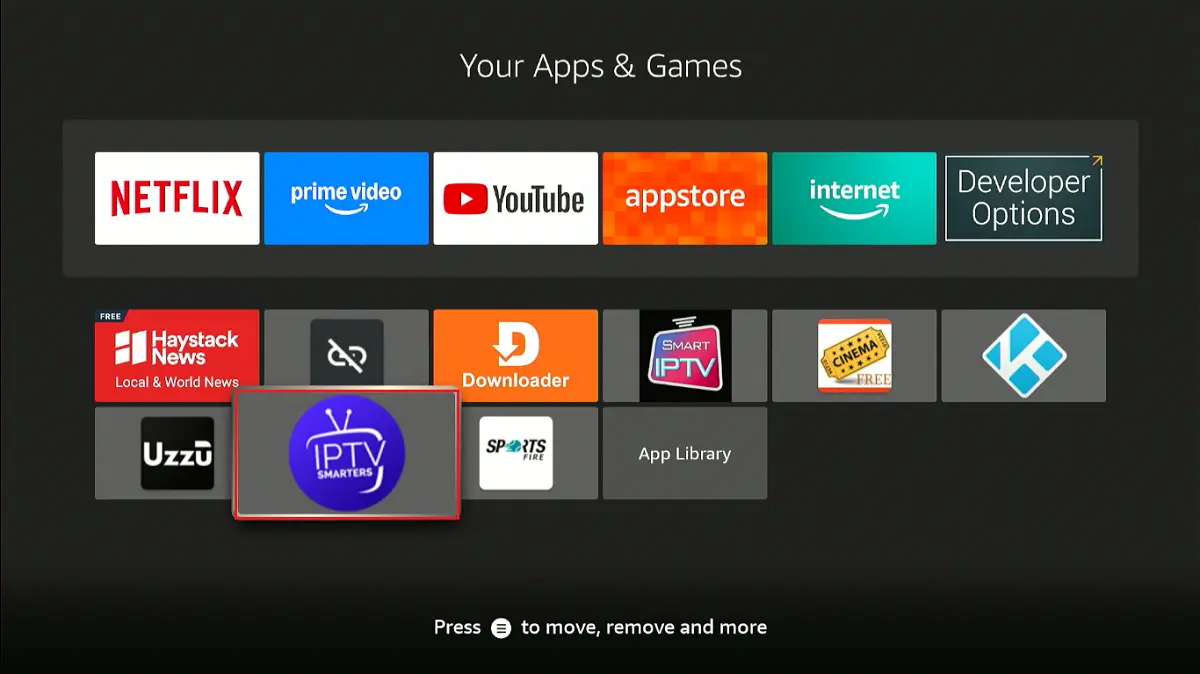 launch iptv smarters app