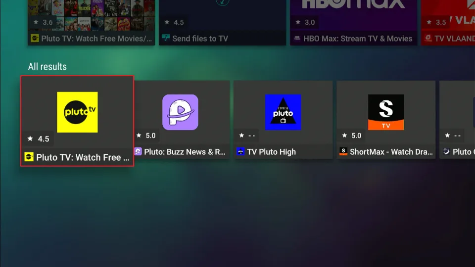 select the app tile