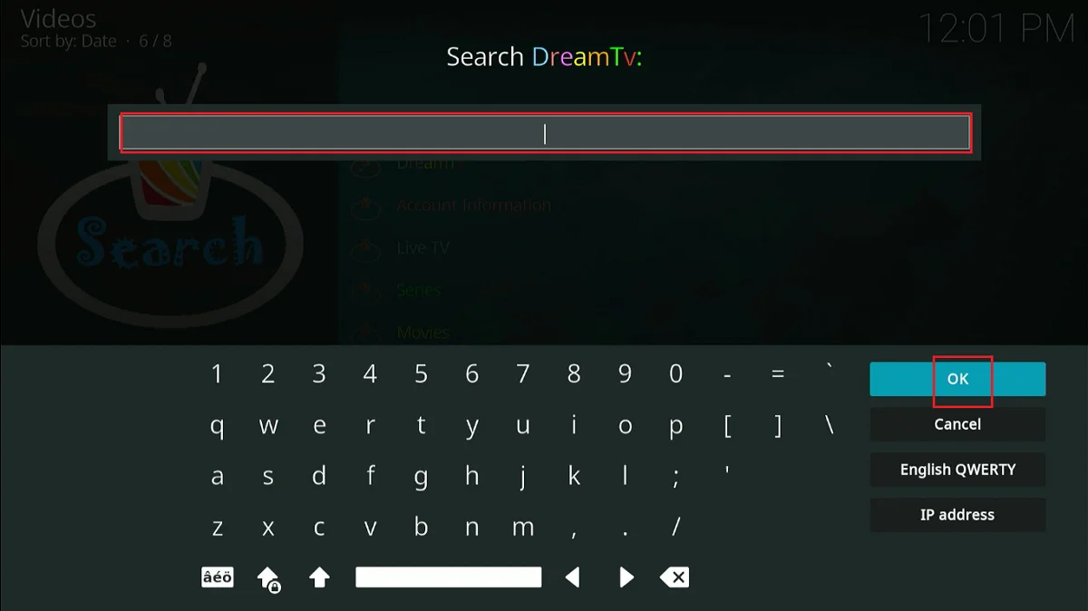 search bar