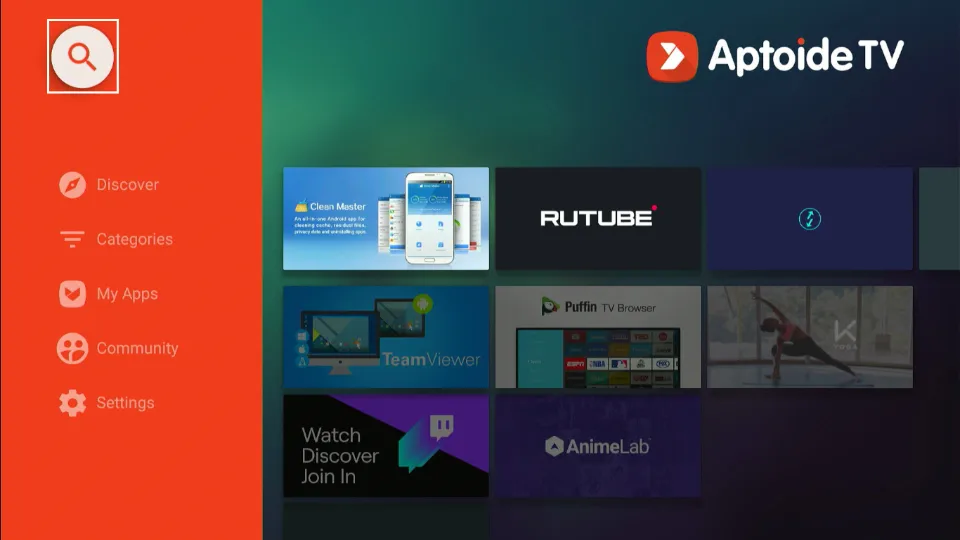 aptoide homepage