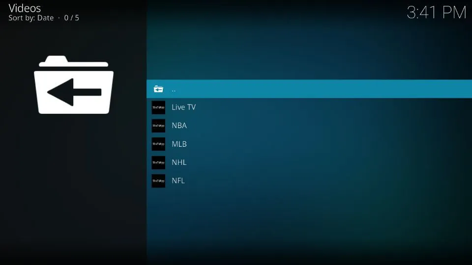 The-TV-App-Home-menu