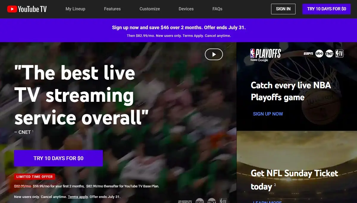 Youtube TV