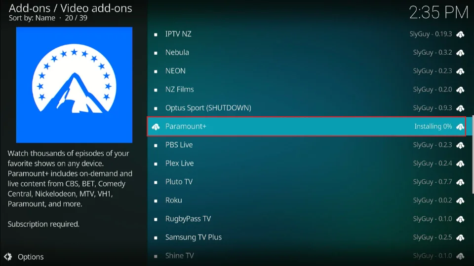 addon downloading