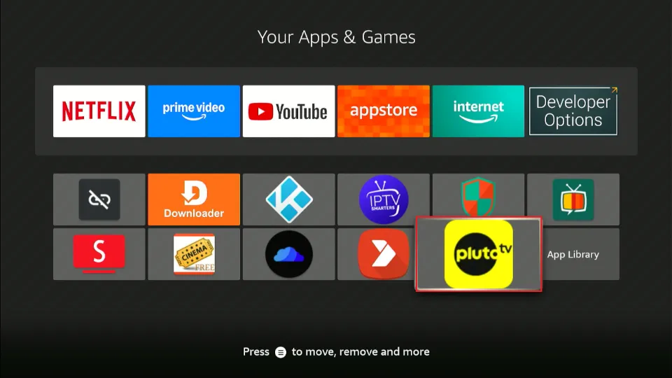 select the app tile