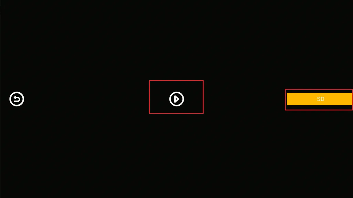 select the SD option