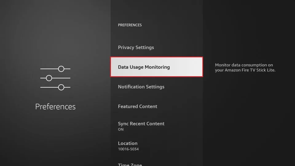 data usage monitoring