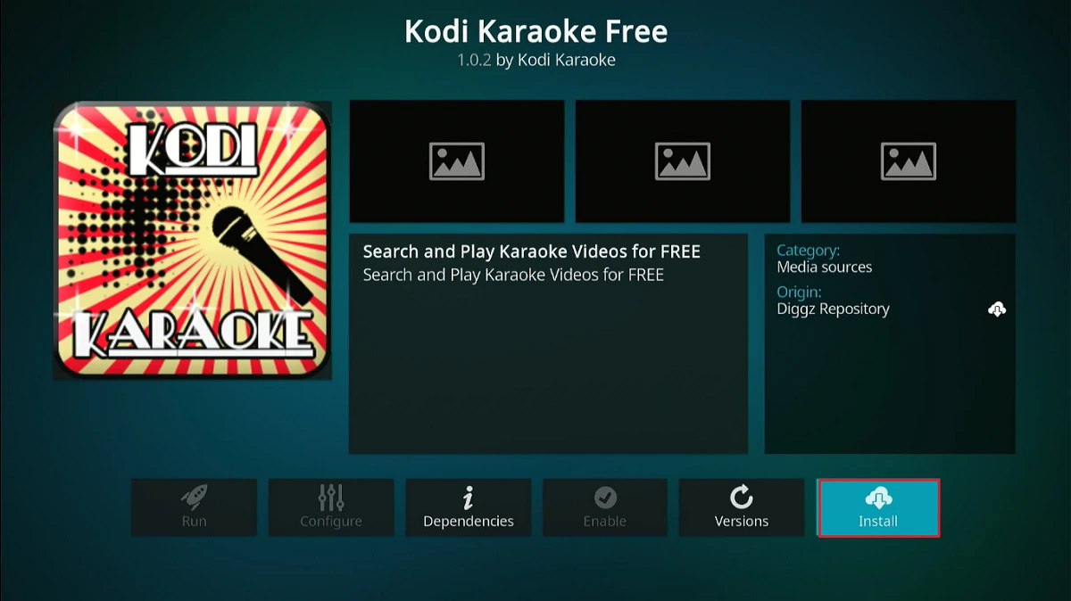 install kodi karaoke free