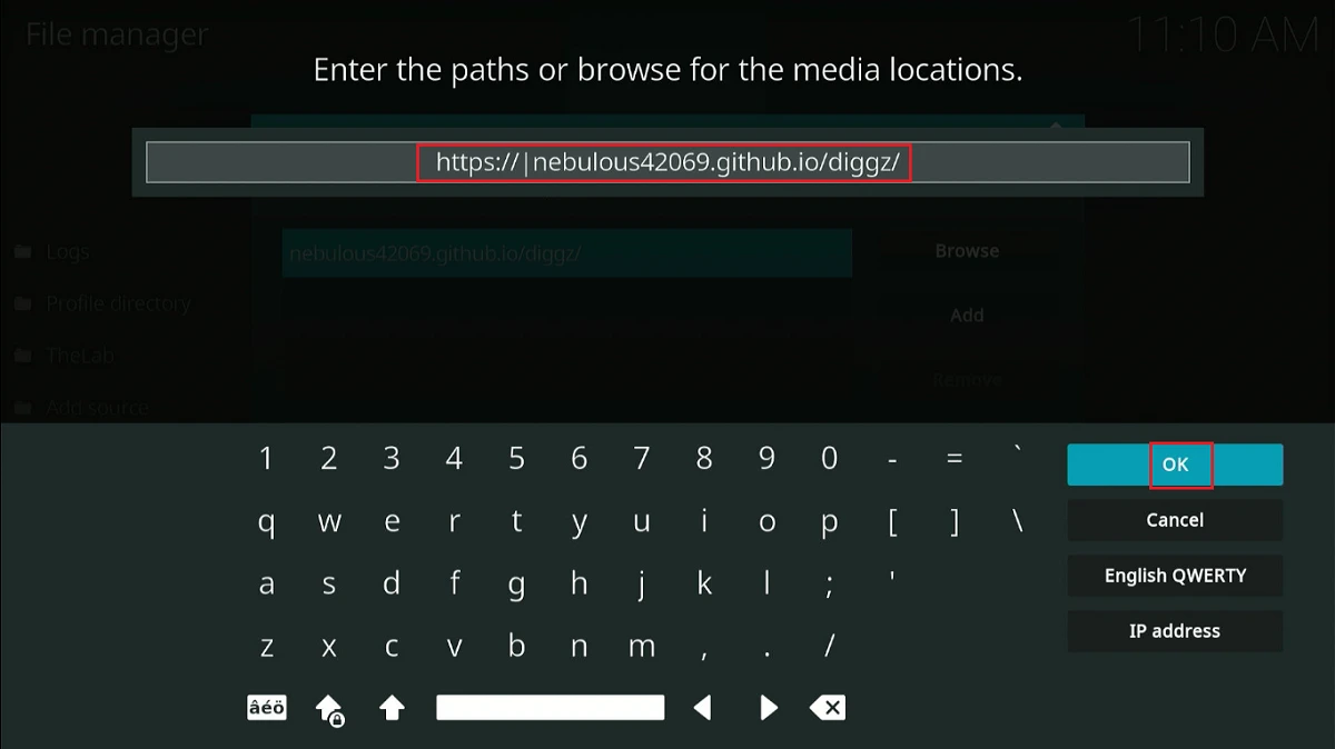 enter diggz repo url