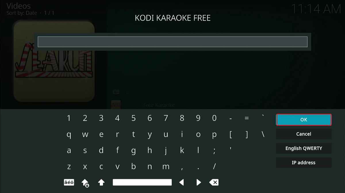 search select ok